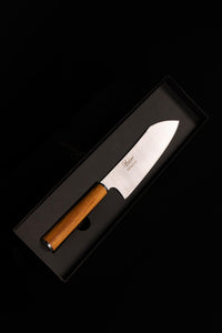 Brioni Eğri Santoku Şef Bıçağı Afrormosia