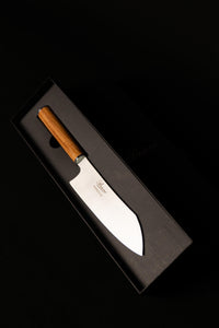 Brioni Eğri Santoku Şef Bıçağı Afrormosia