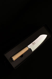 Brioni Eğri Santoku Şef Bıçağı Dışbudak