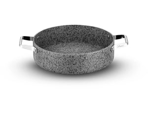 Stone-H 28 cm Çizilmez Yanmaz Yapışmaz Basık Tencere