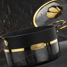 Load image into Gallery viewer, Brioni Selection 20 cm Granit Derin Tencere Siyah