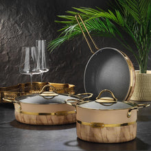 Görseli Galeri görüntüleyiciye yükleyin, Brioni Selection 30 cm Granit Tava Krem