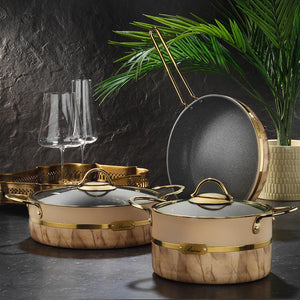 Brioni Selection 30 cm Granit Tava Krem