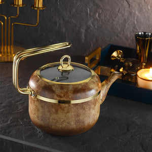 Brioni Royal Stone 1,5 lt Granit Çaydanlık Kaplangözü&Altın